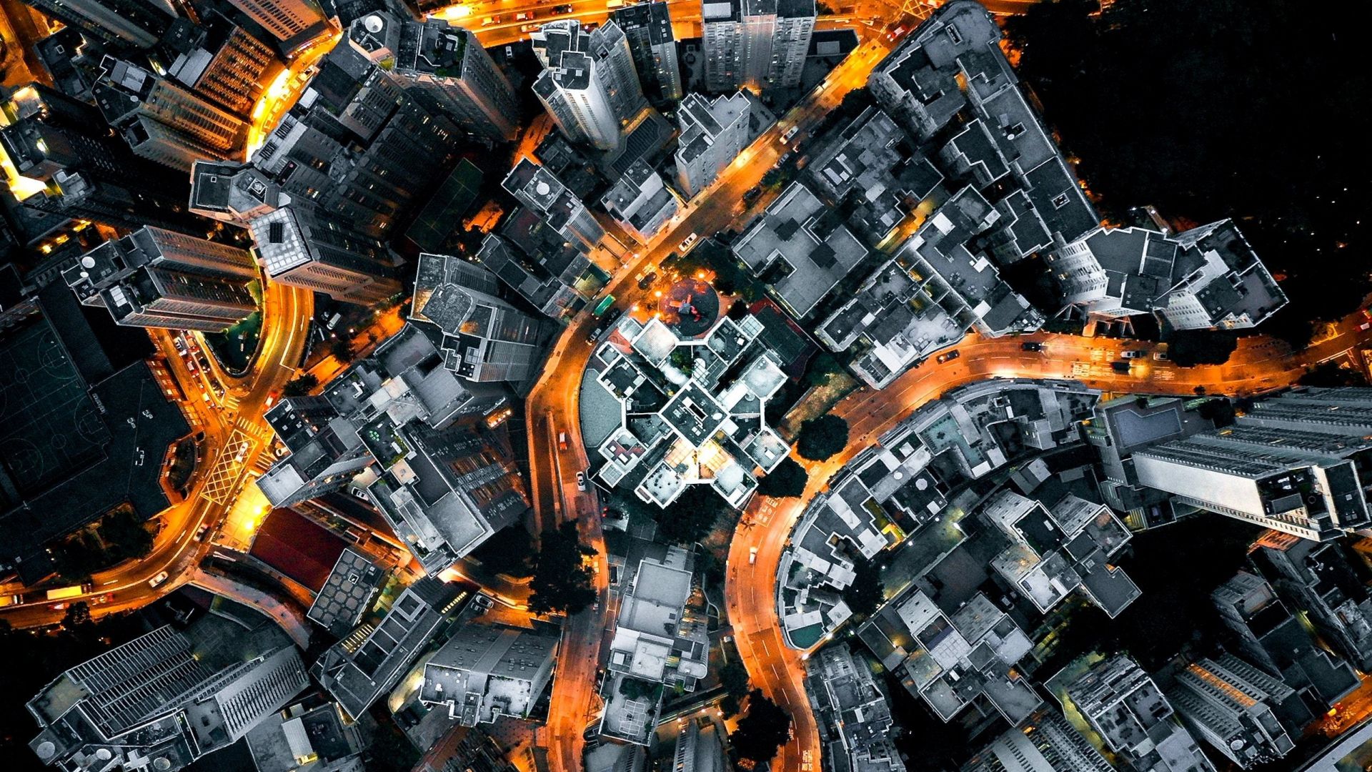 Aerial Cityscape Wallpapers