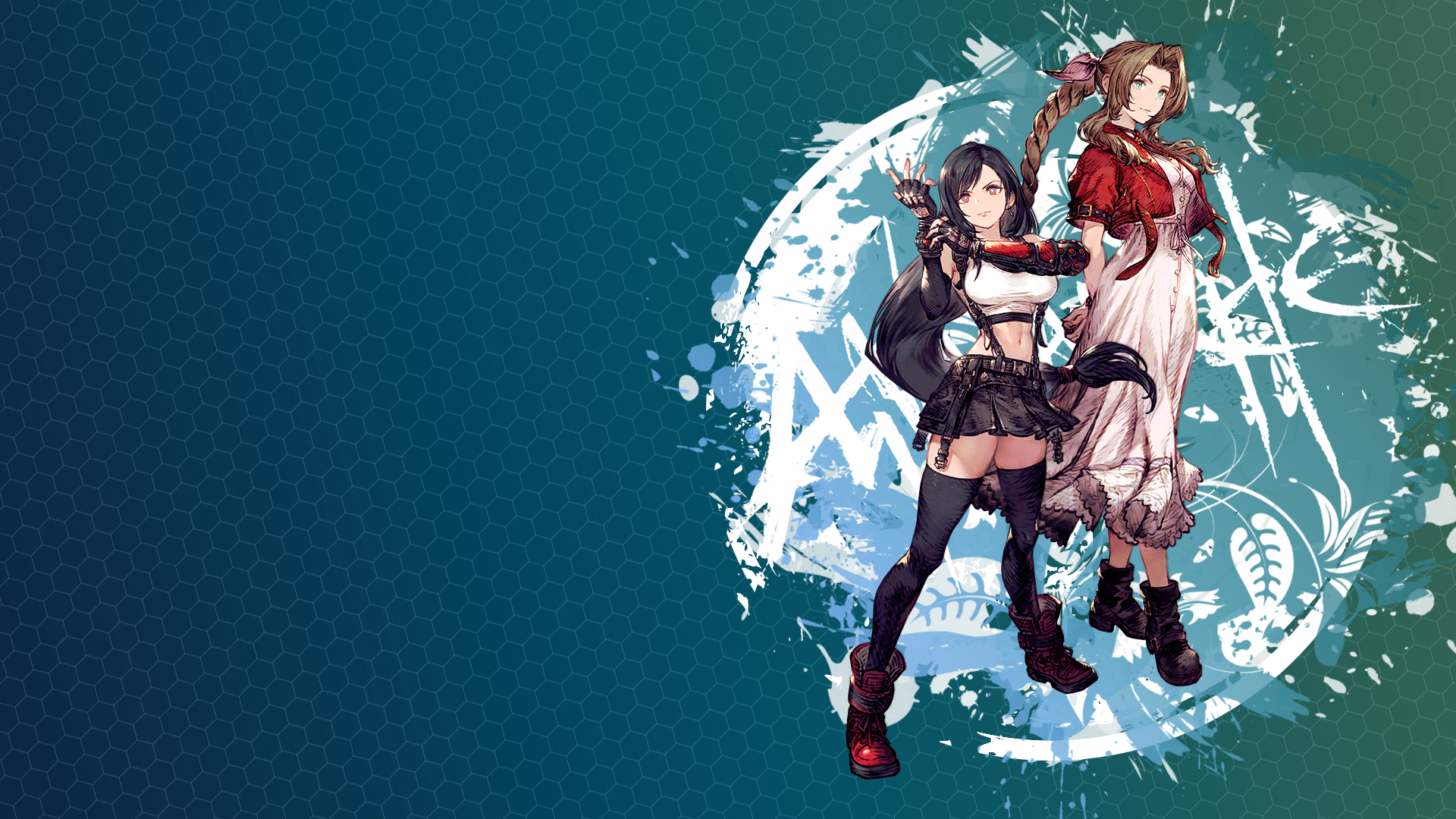 Aerith Gainsborough and Tifa Lockhart FF Remake Wallpapers