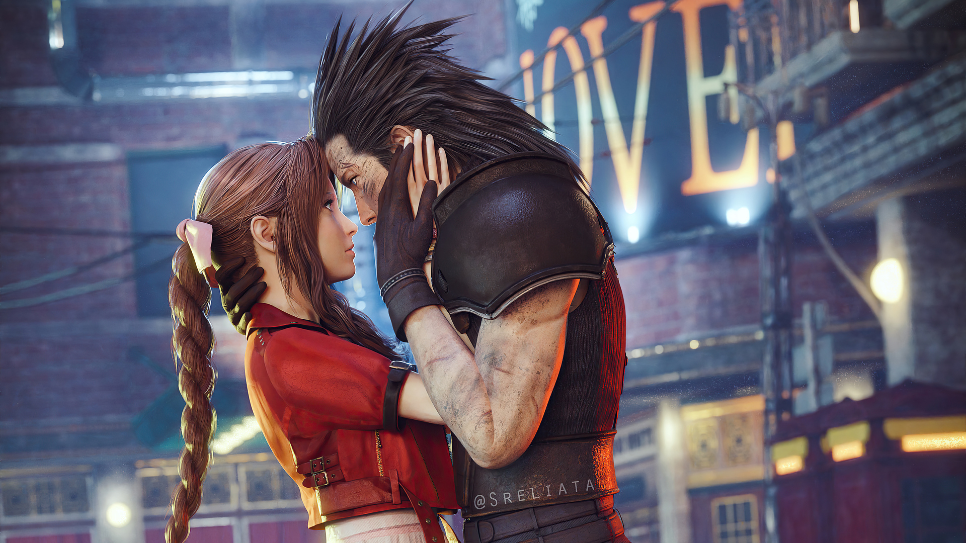 Aerith Gainsborough and Tifa Lockhart FF Remake Wallpapers