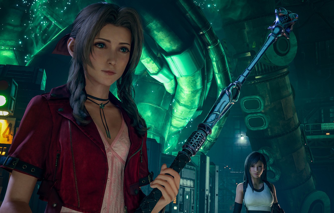 Aerith Gainsborough and Tifa Lockhart FF Remake Wallpapers