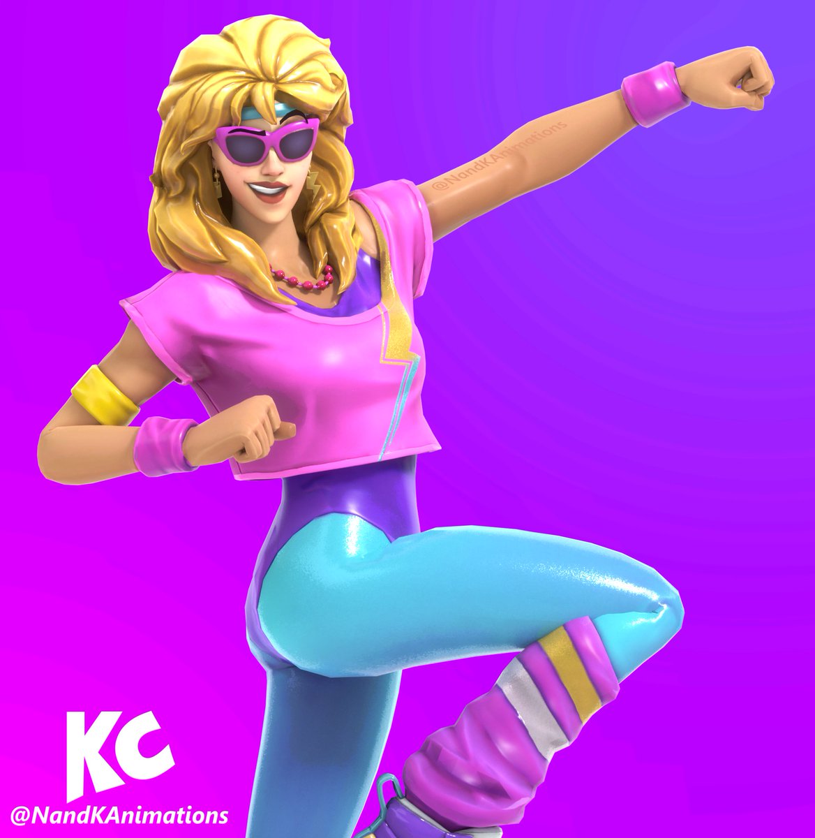 Aerobic Assassin Fortnite Wallpapers