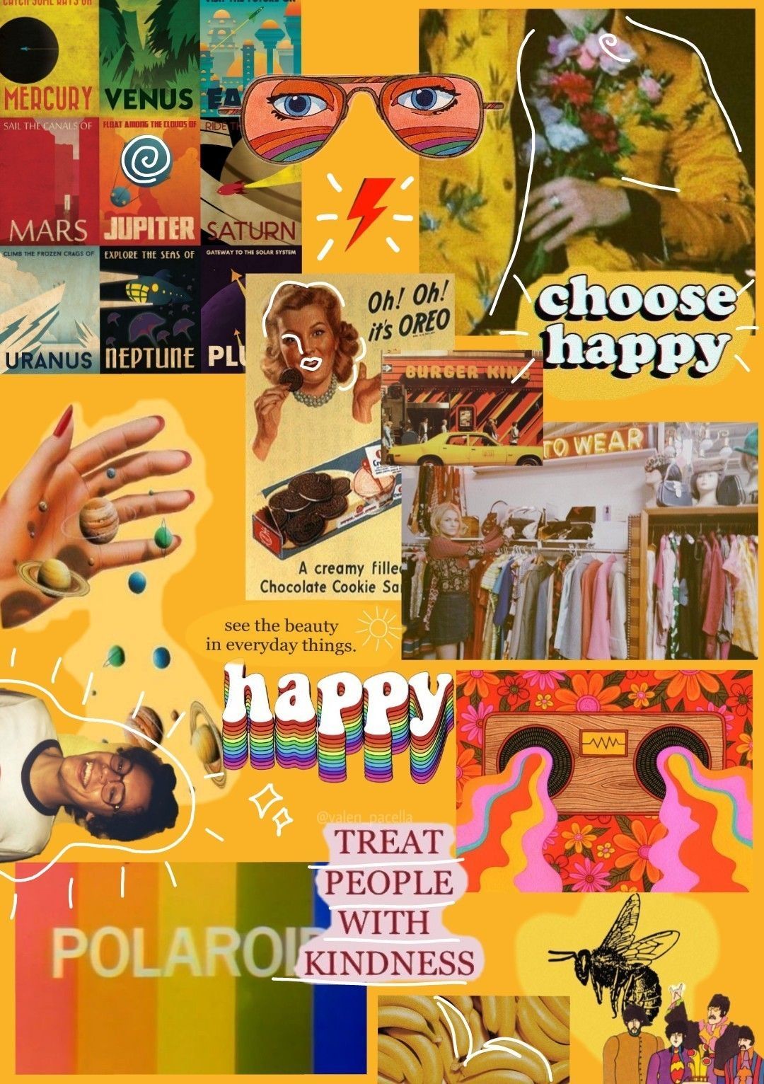 Aesthetic 90S Retro Collage Wallpapers