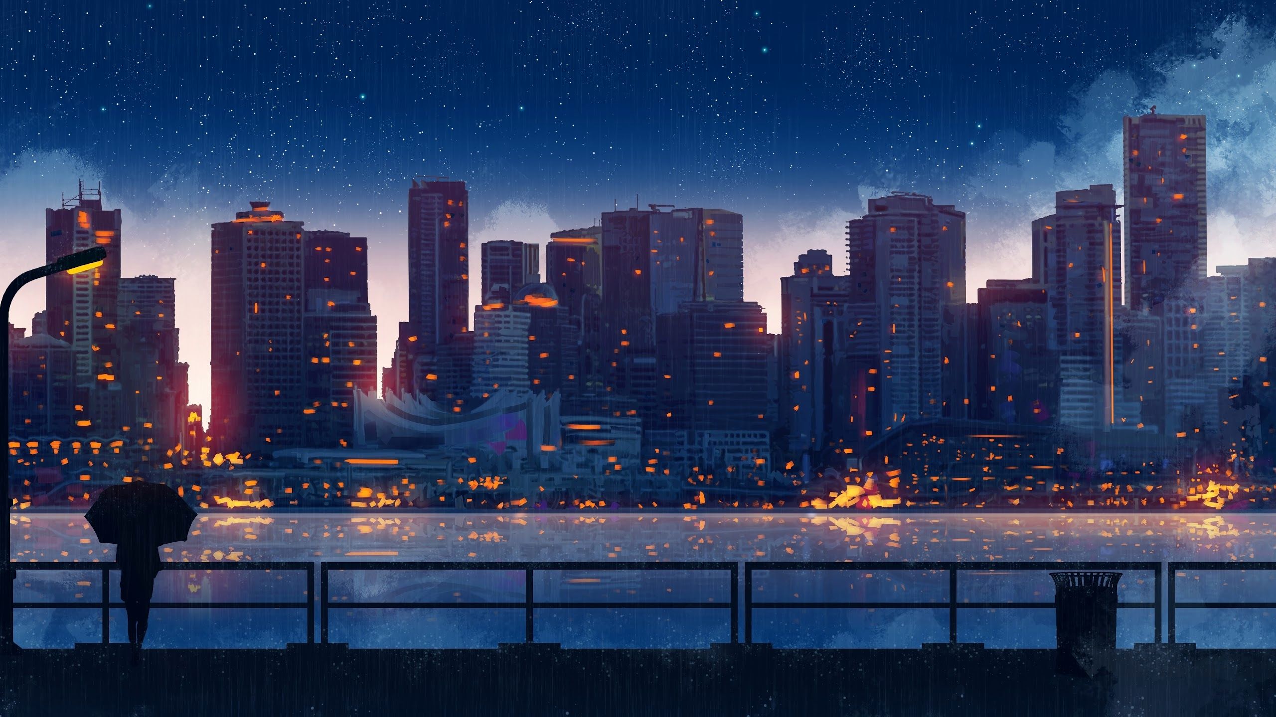 Aesthetic Anime City Wallpapers