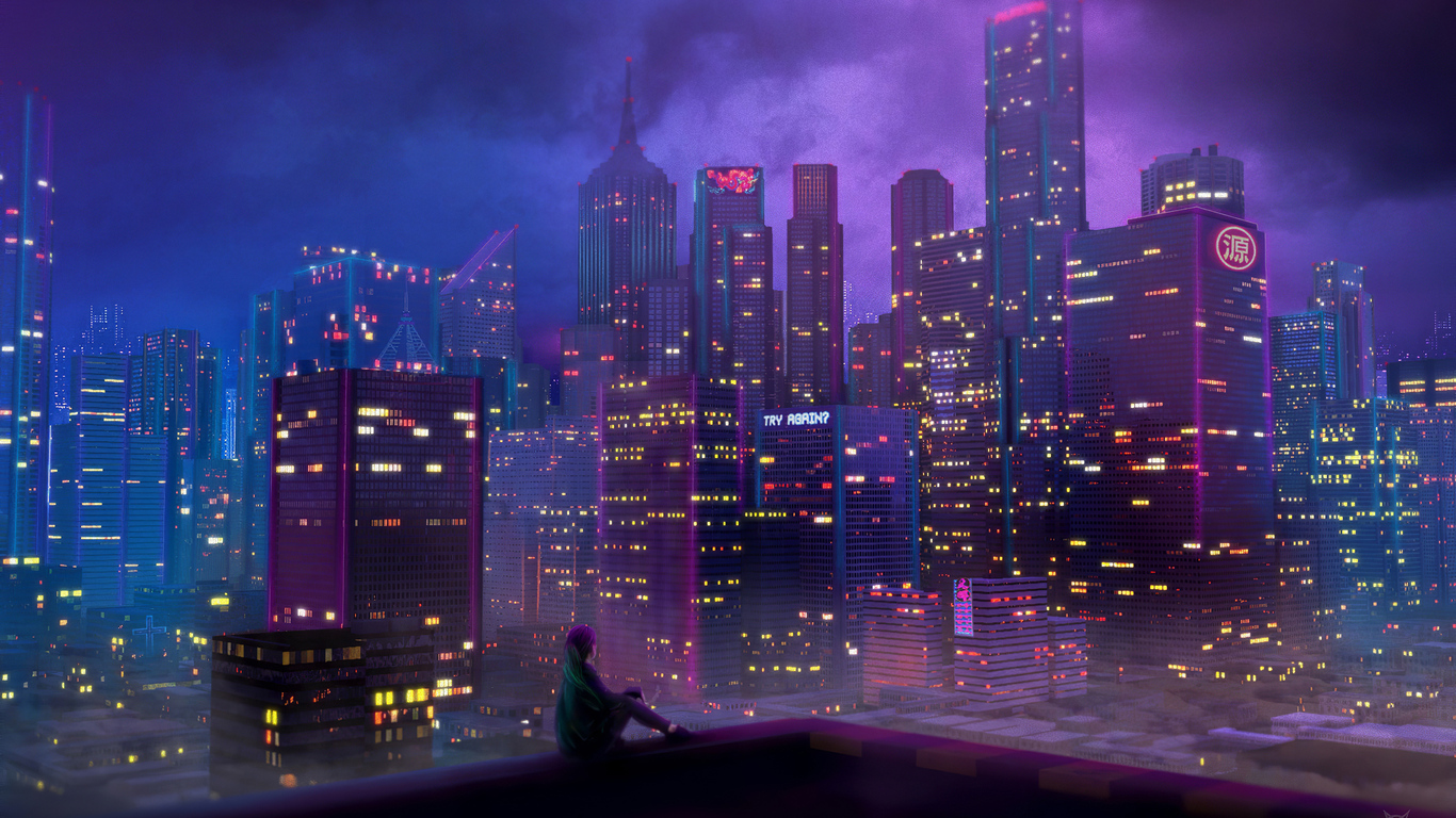 Aesthetic Anime City Wallpapers