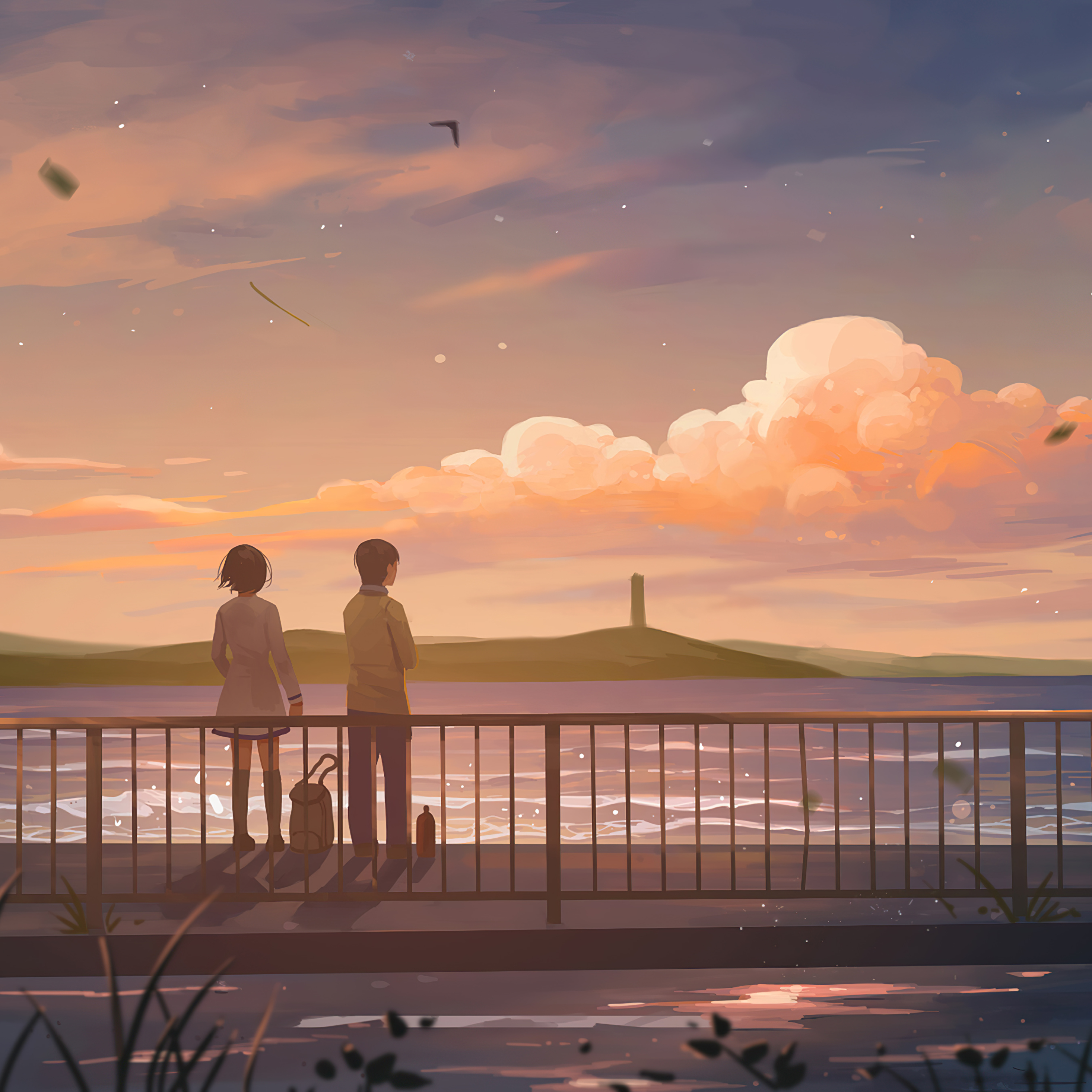 Aesthetic Anime Couple Wallpapers