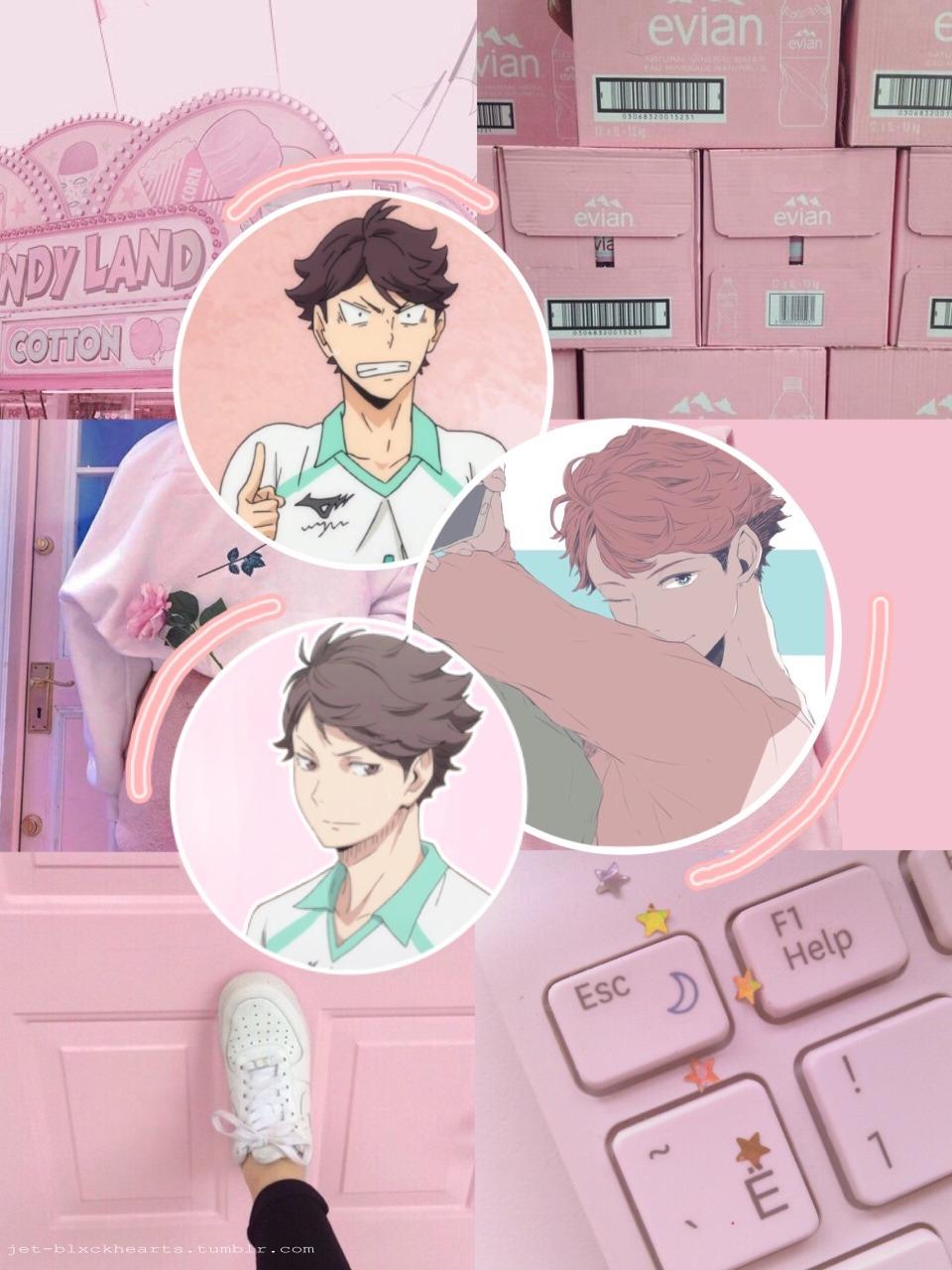 Aesthetic Anime Haikyuu Pink Wallpapers