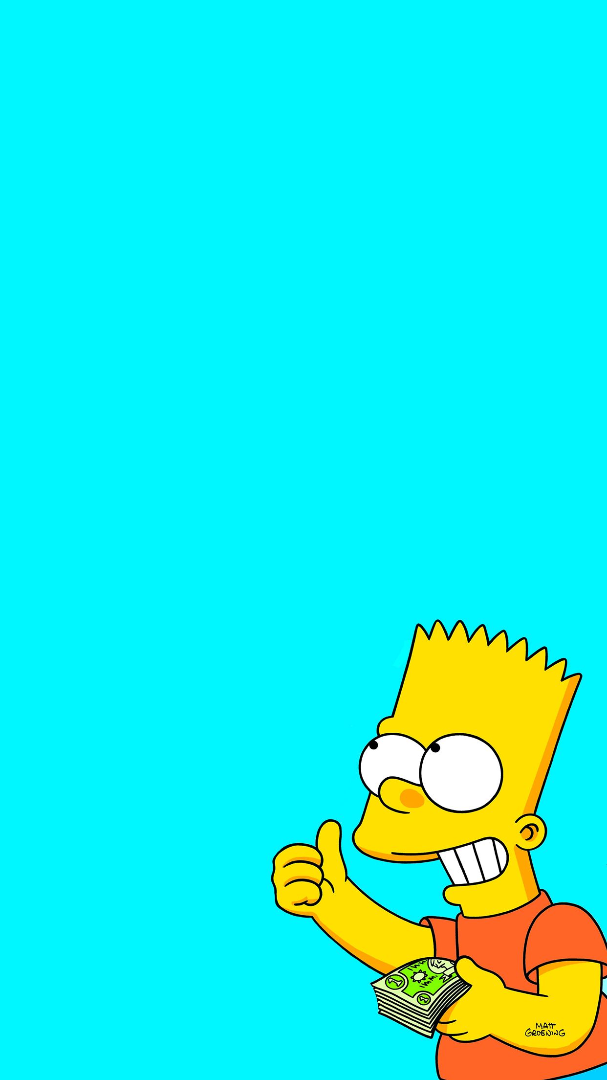 Aesthetic Bart Simpson Iphone Wallpapers