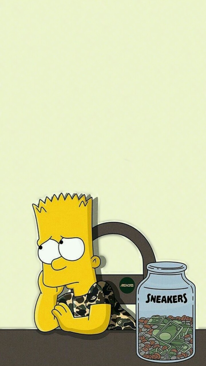 Aesthetic Bart Simpson Iphone Wallpapers