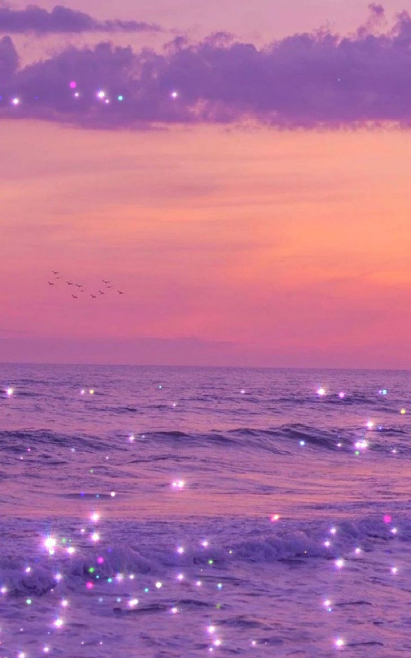 Aesthetic Beach Glitter Wallpapers