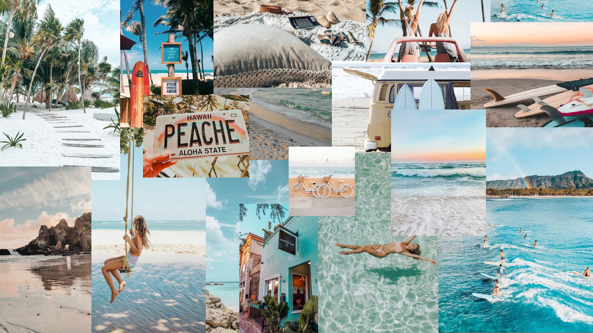 Aesthetic Beach Laptop Wallpapers