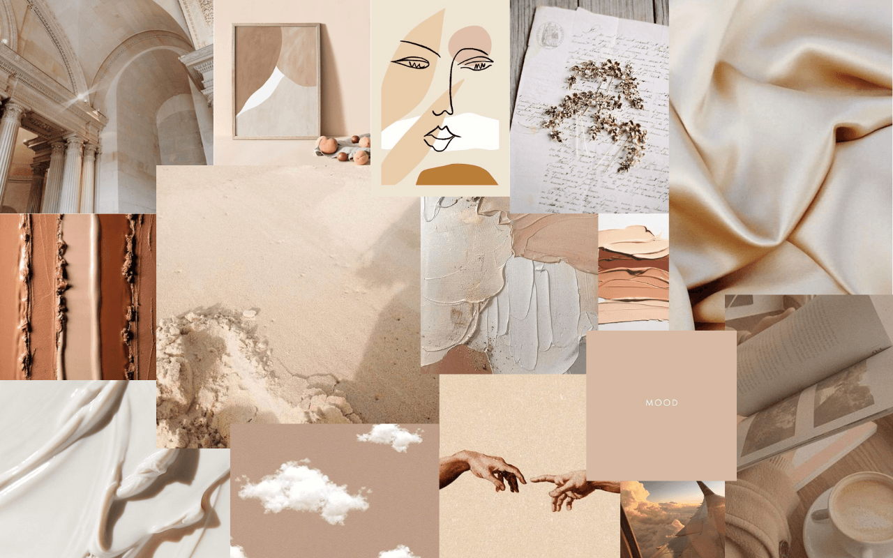 Aesthetic Beige Background