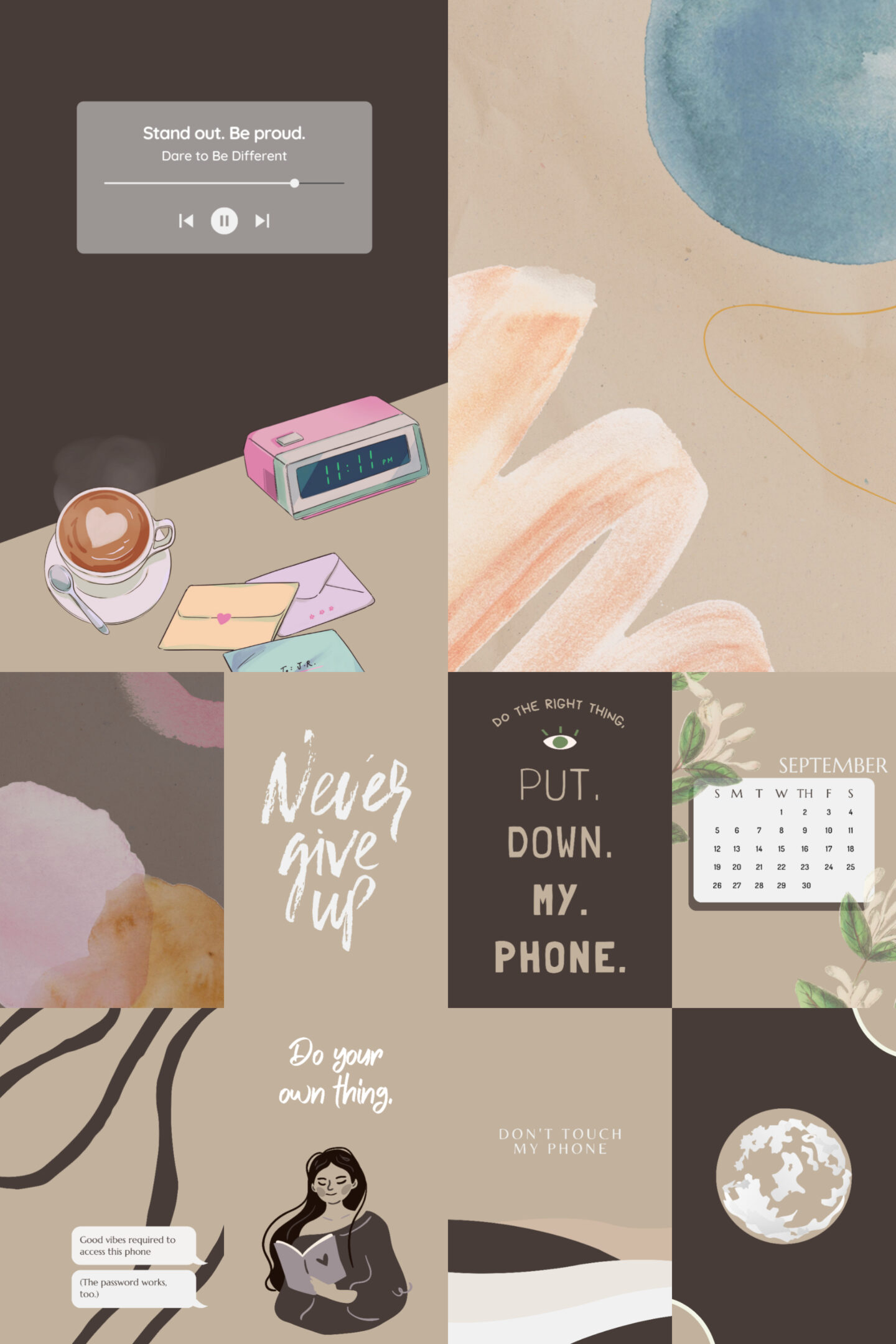 Aesthetic Beige Phone Wallpapers