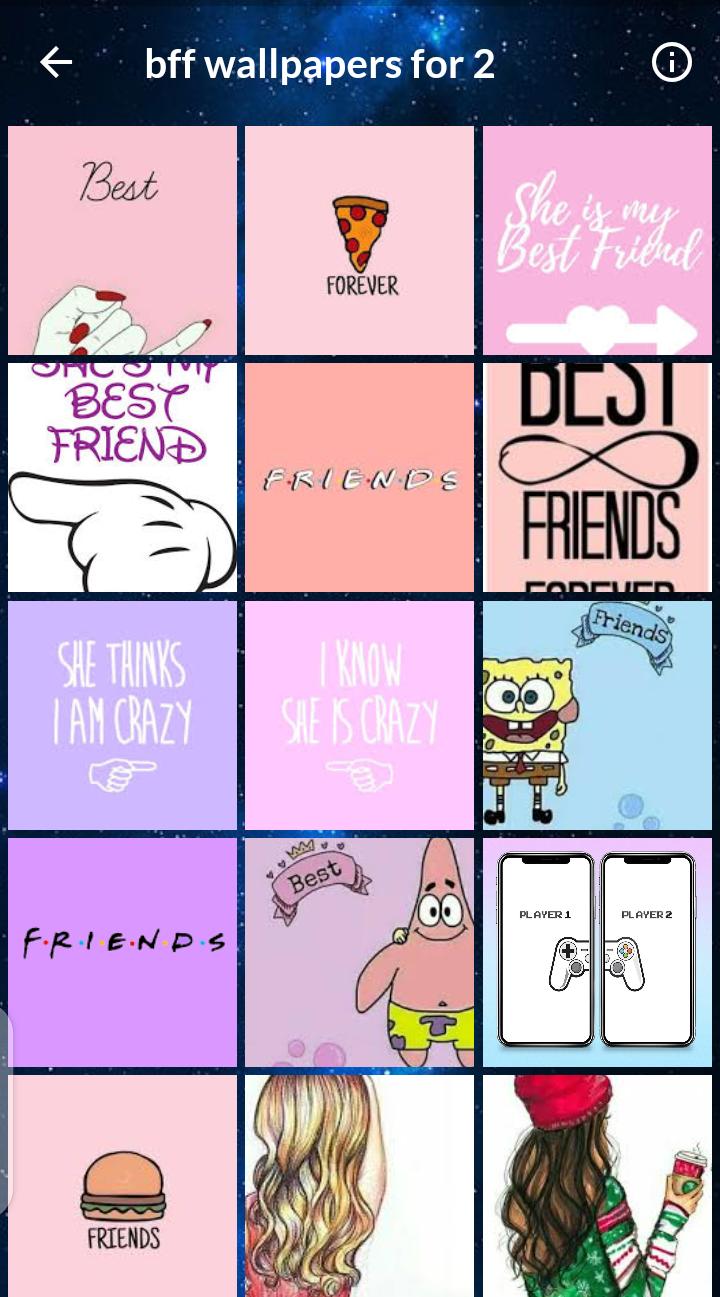 Aesthetic Best Friends Wallpapers