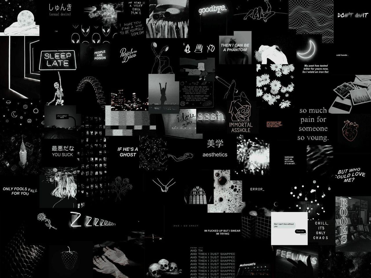 Aesthetic Black And White Laptop Wallpapers