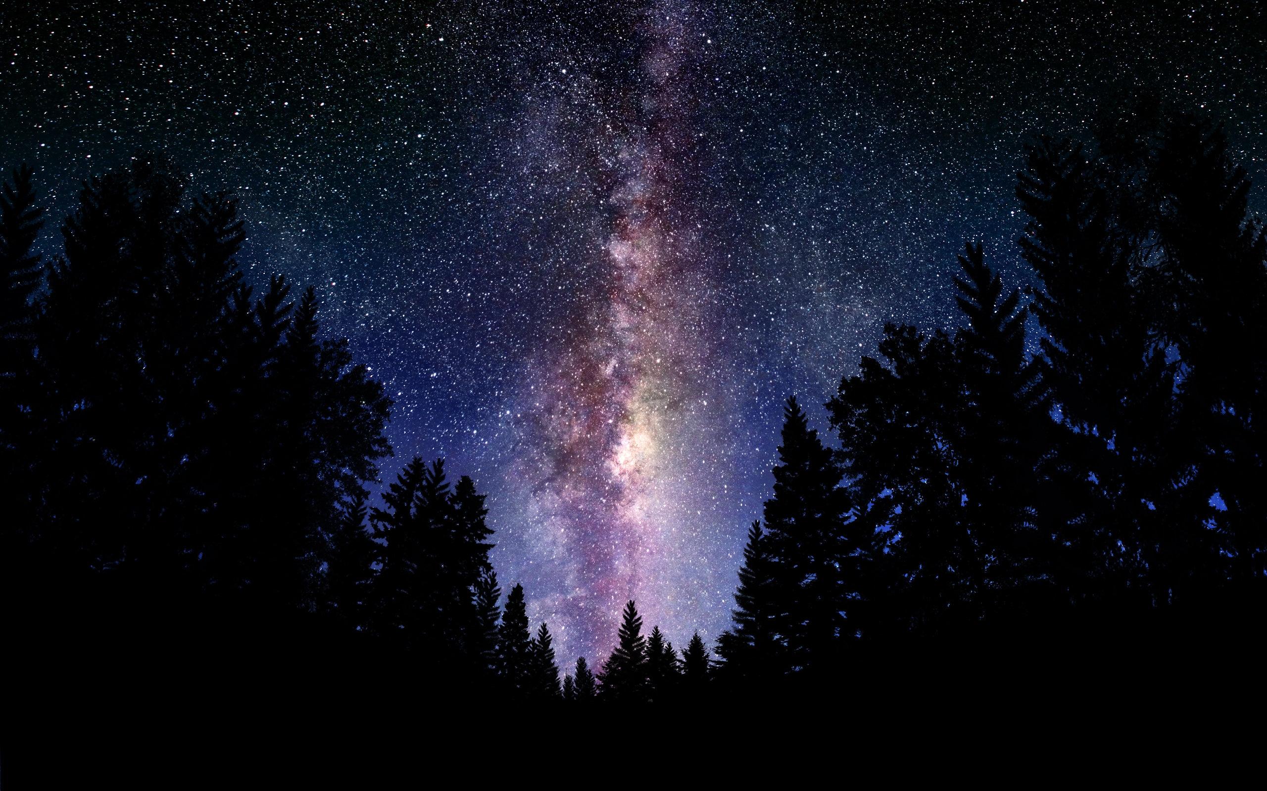 Aesthetic Black Galaxy Wallpapers