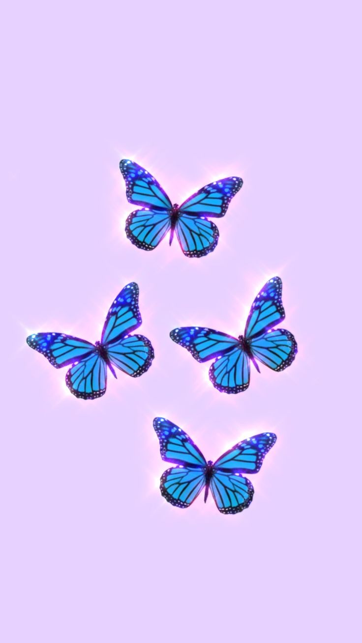 Aesthetic Blue Butterfly Wallpapers