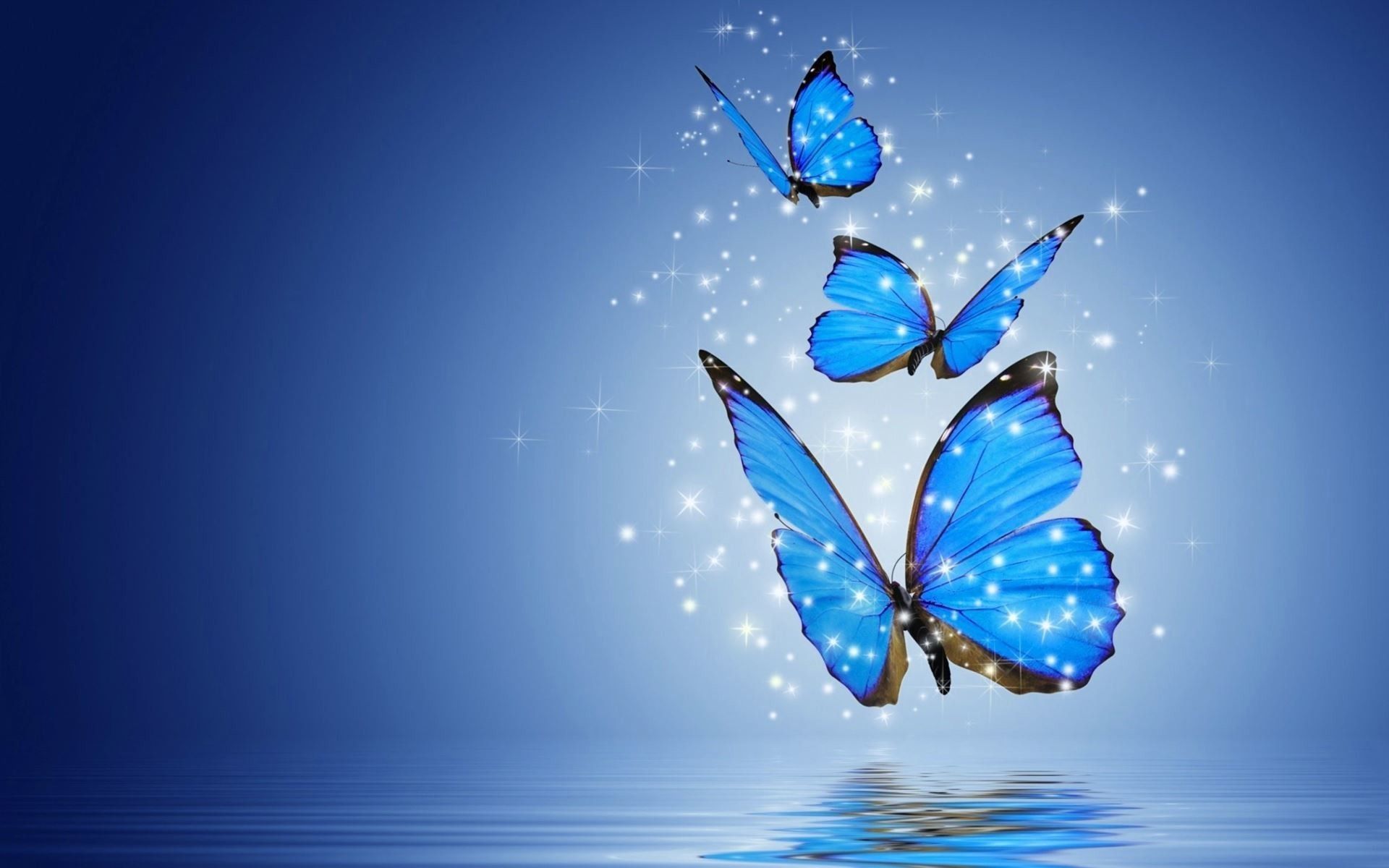 Aesthetic Blue Butterfly Wallpapers