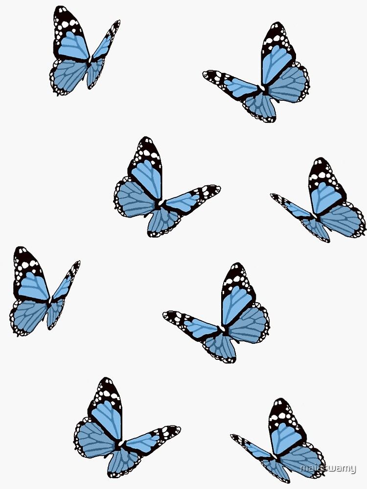 Aesthetic Blue Butterfly Wallpapers