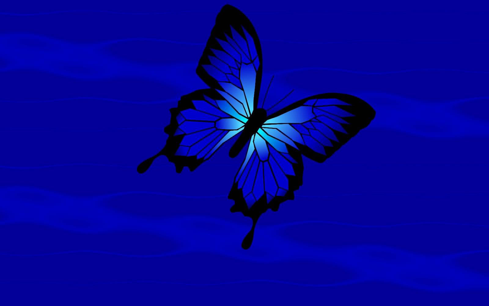 Aesthetic Blue Butterfly Wallpapers