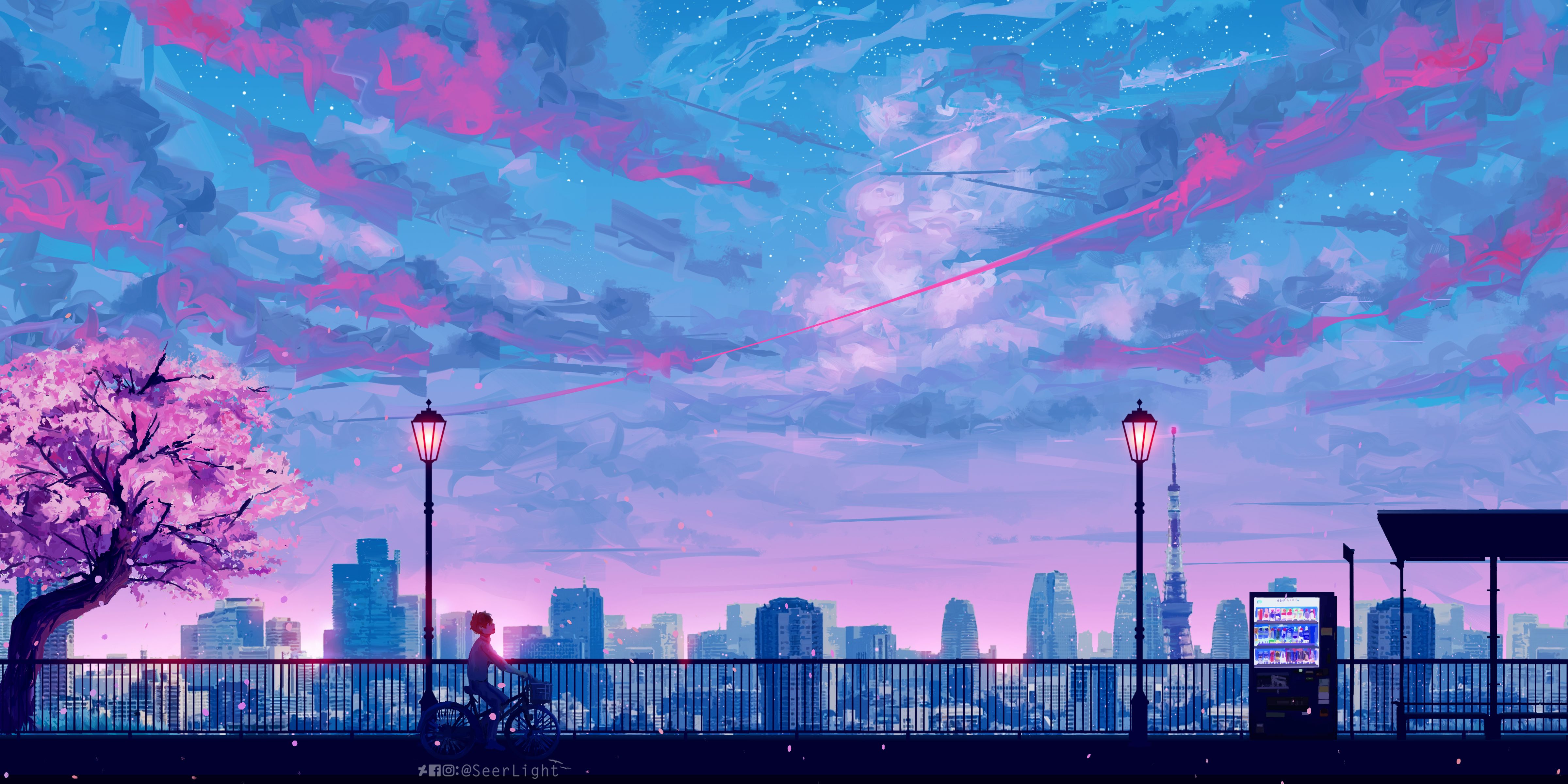 Aesthetic Blue City Wallpapers