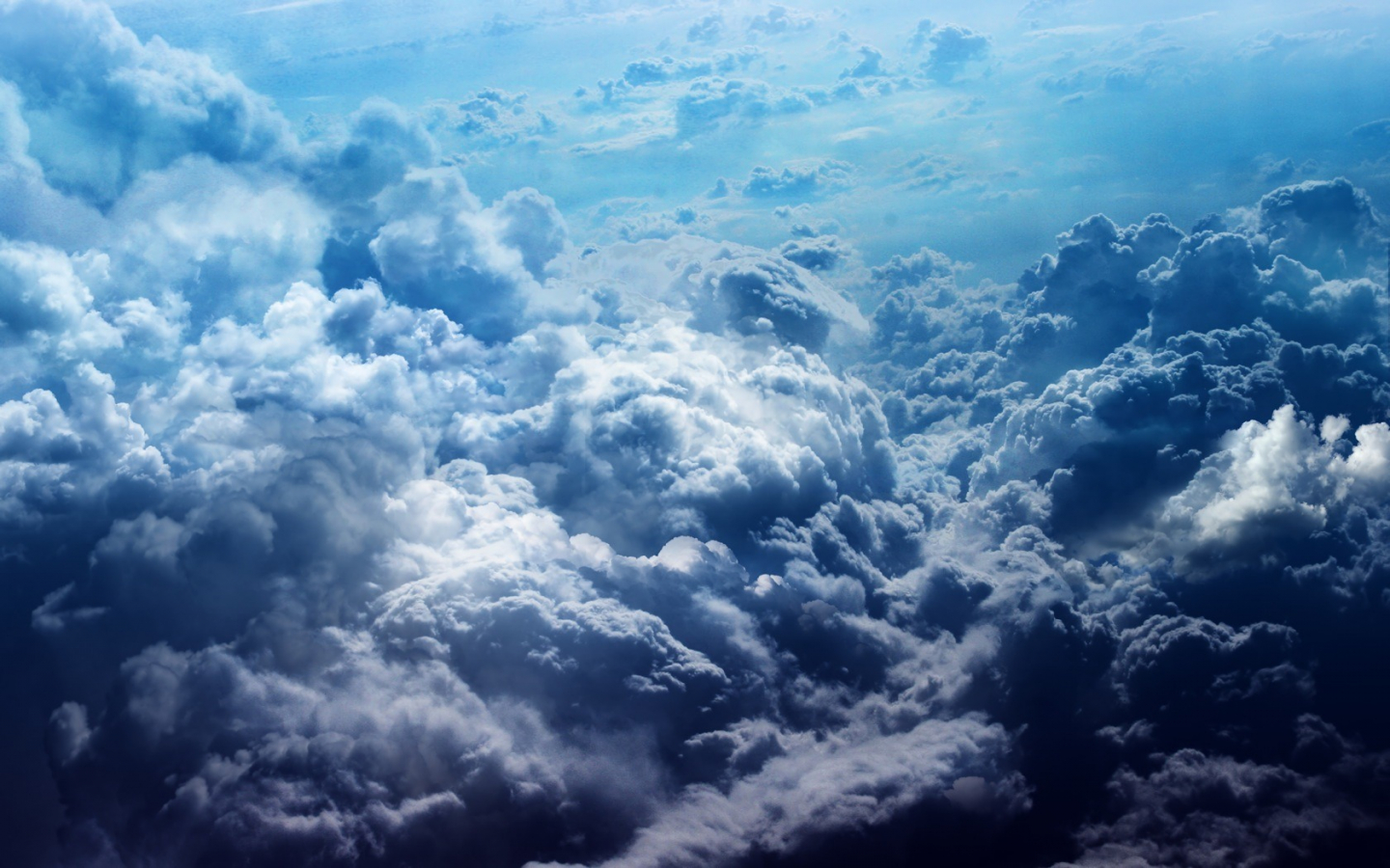 Aesthetic Blue Clouds Wallpapers