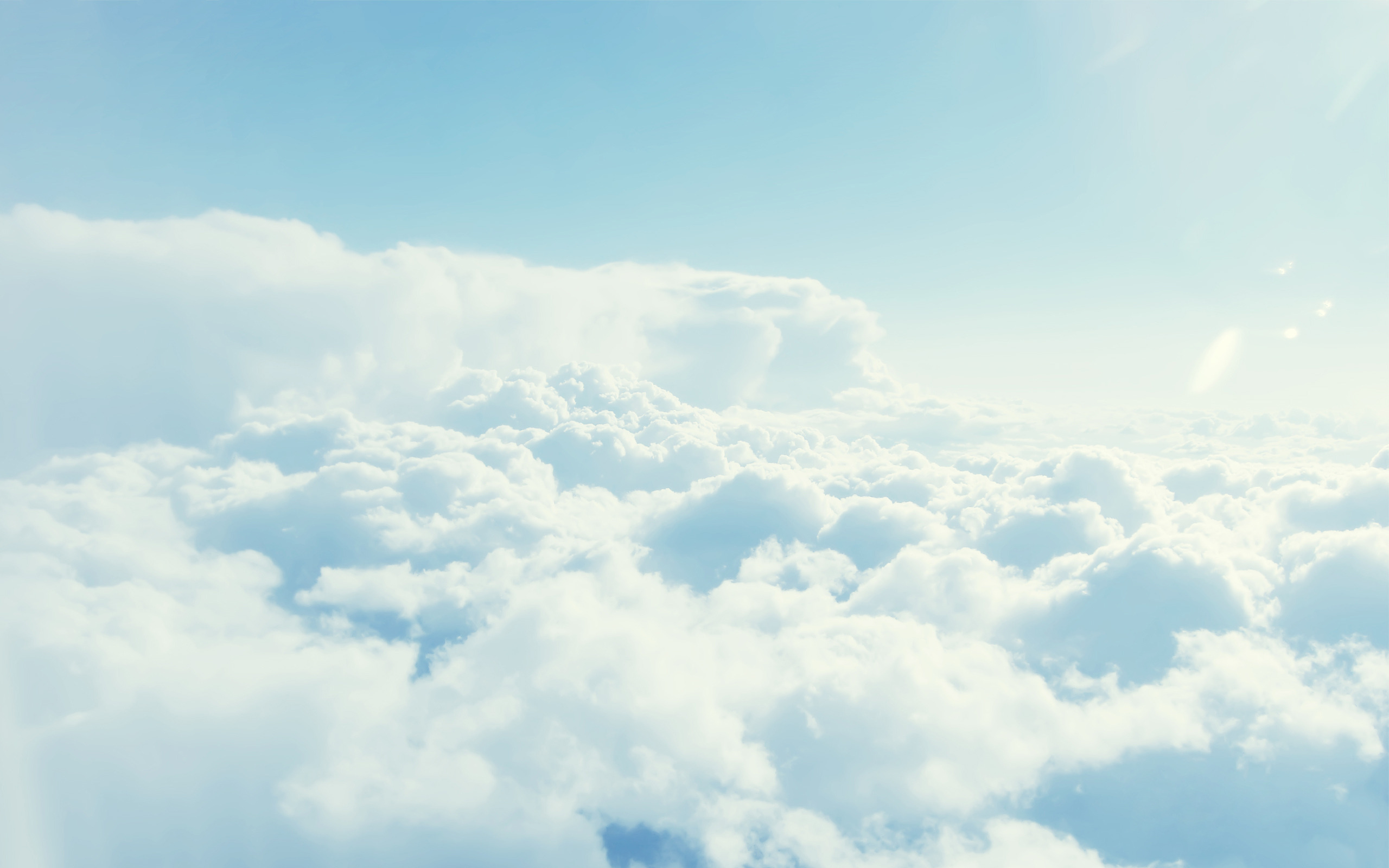 Aesthetic Blue Clouds Wallpapers