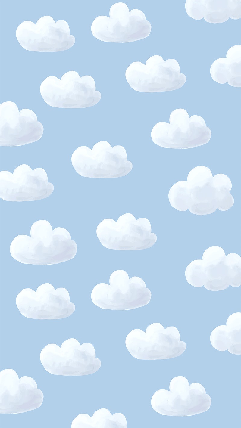 Aesthetic Blue Clouds Wallpapers