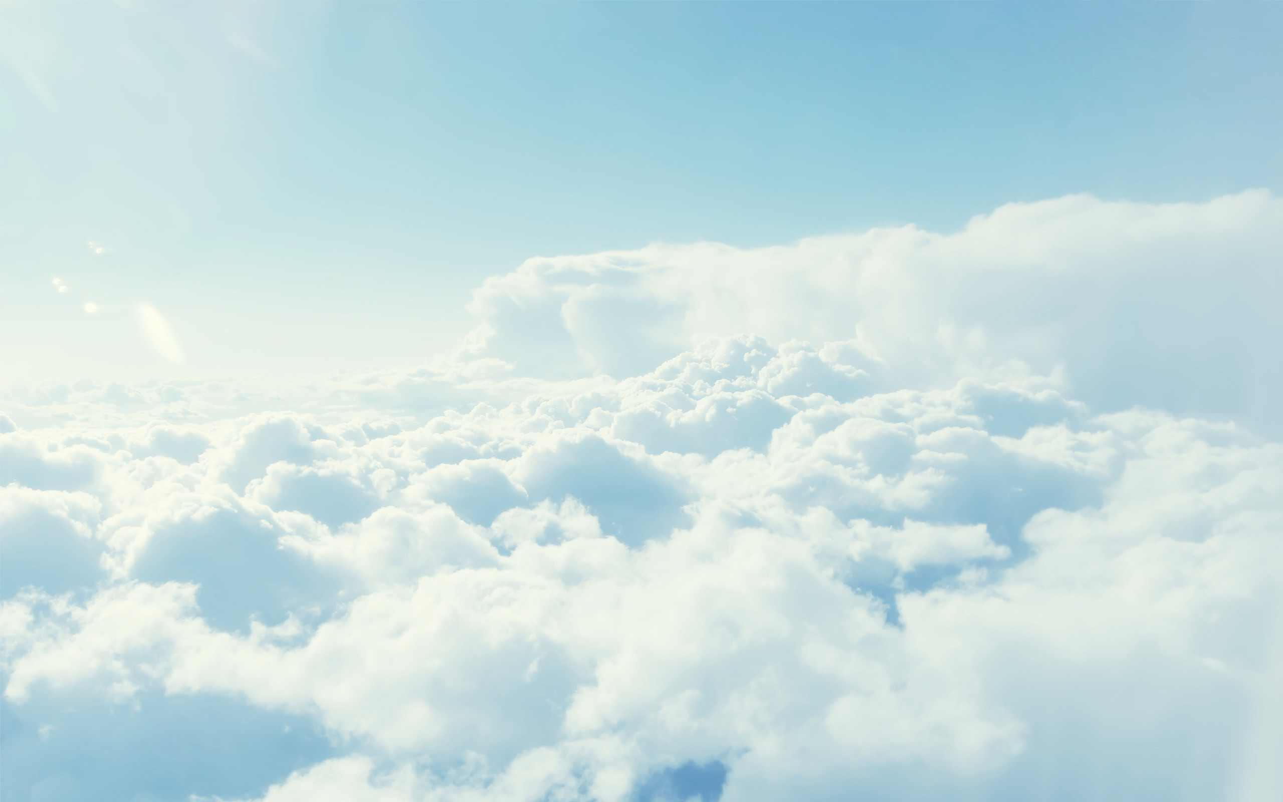 Aesthetic Blue Clouds Wallpapers