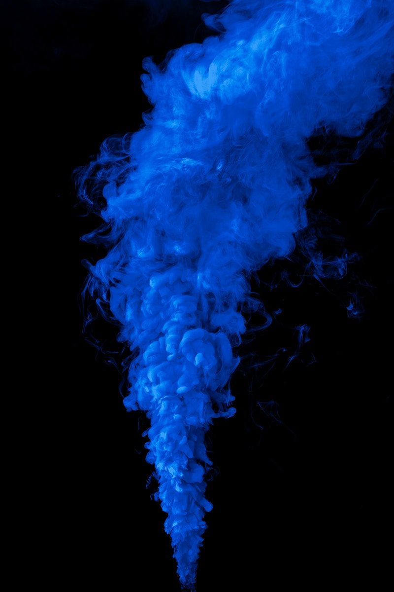 Aesthetic Blue Smoke Wallpapers