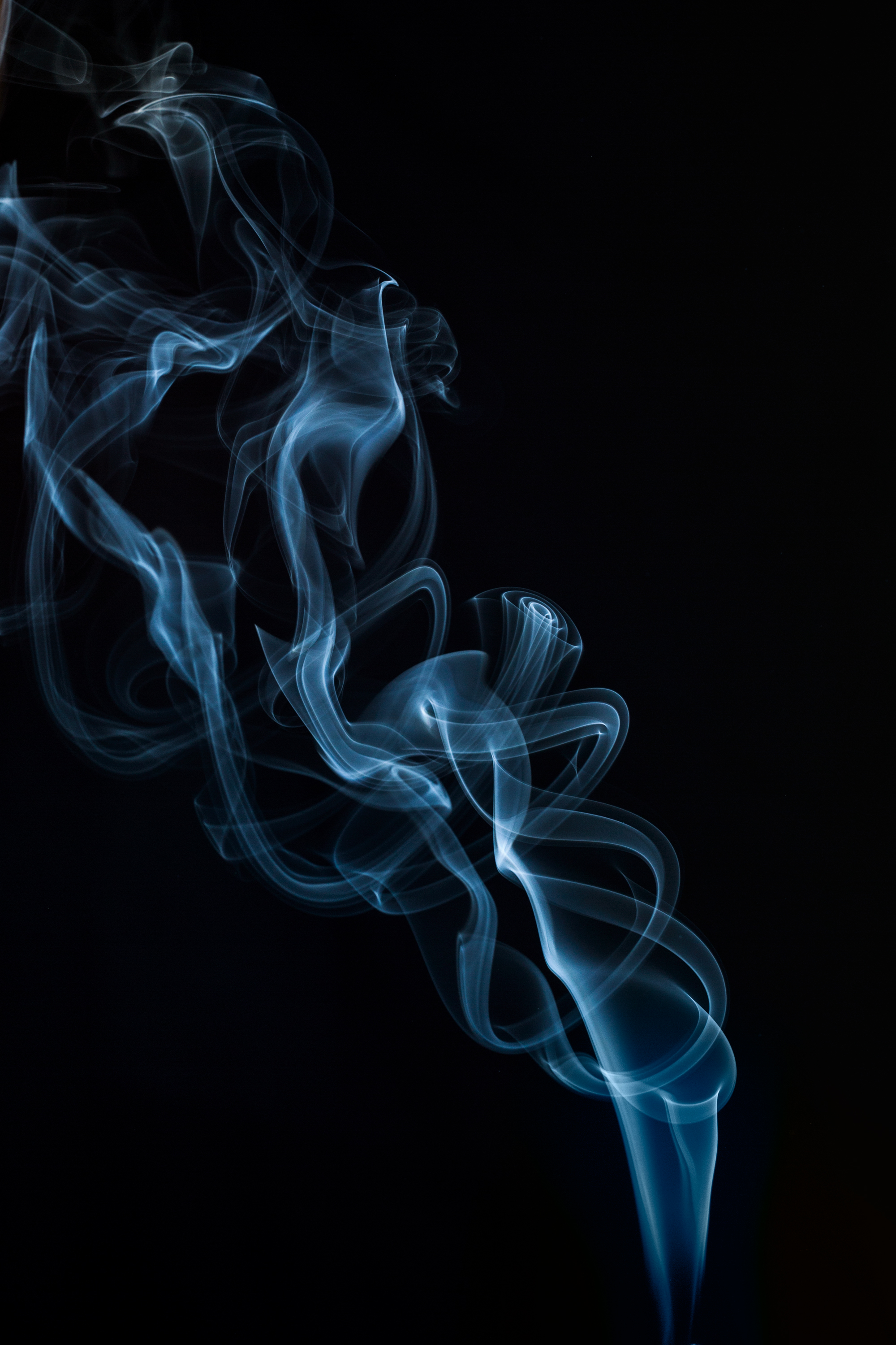 Aesthetic Blue Smoke Wallpapers