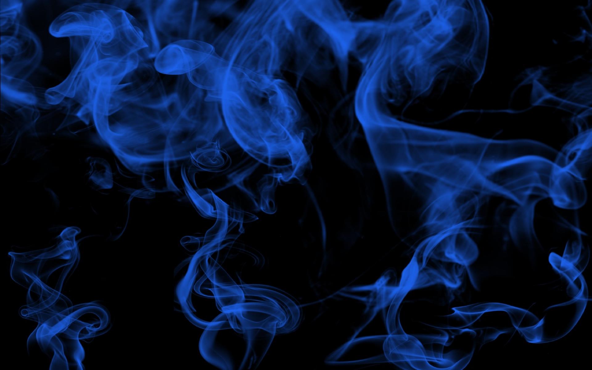 Aesthetic Blue Smoke Wallpapers