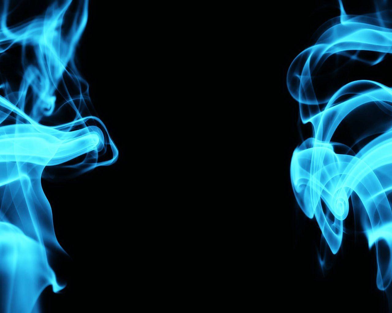 Aesthetic Blue Smoke Wallpapers