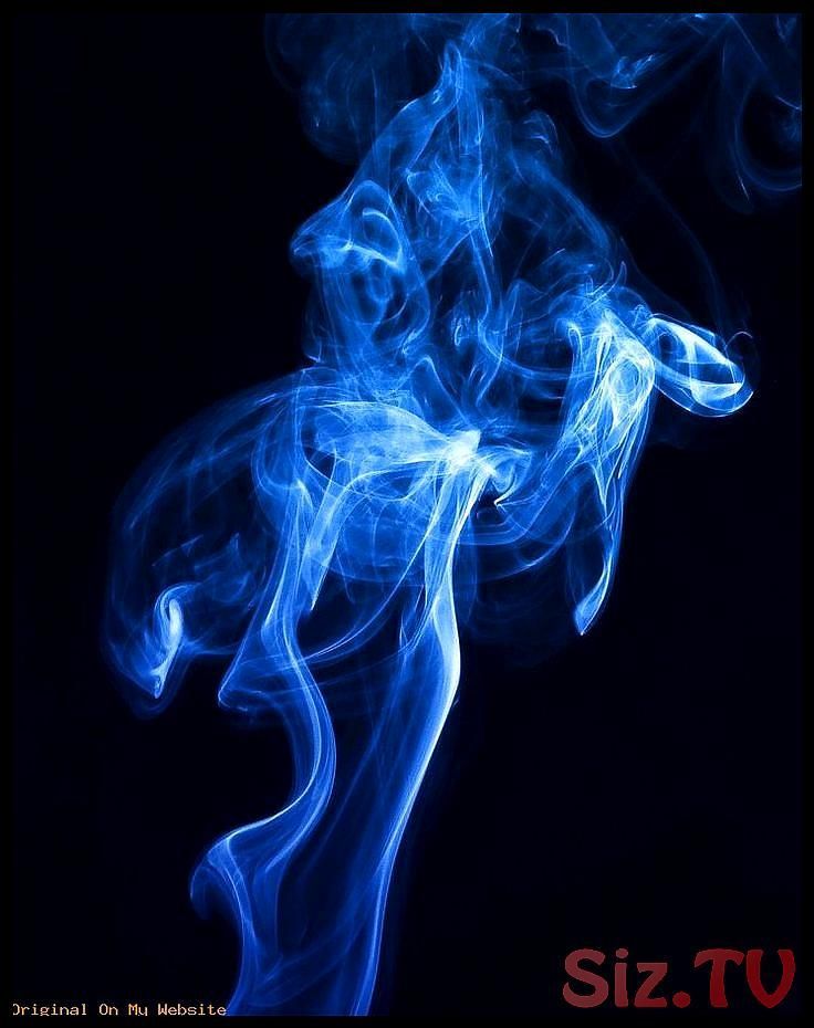 Aesthetic Blue Smoke Wallpapers