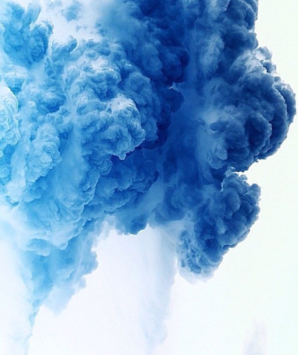 Aesthetic Blue Smoke Wallpapers