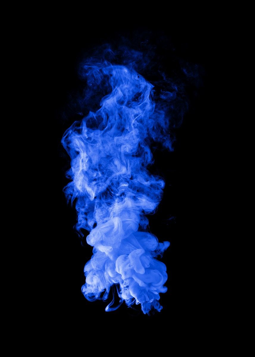 Aesthetic Blue Smoke Wallpapers