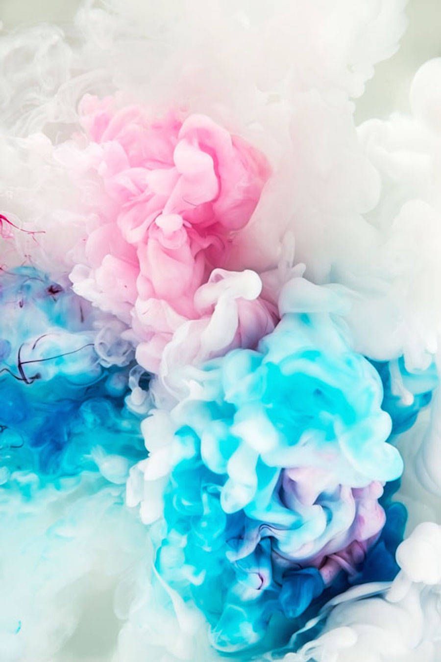 Aesthetic Blue Smoke Wallpapers