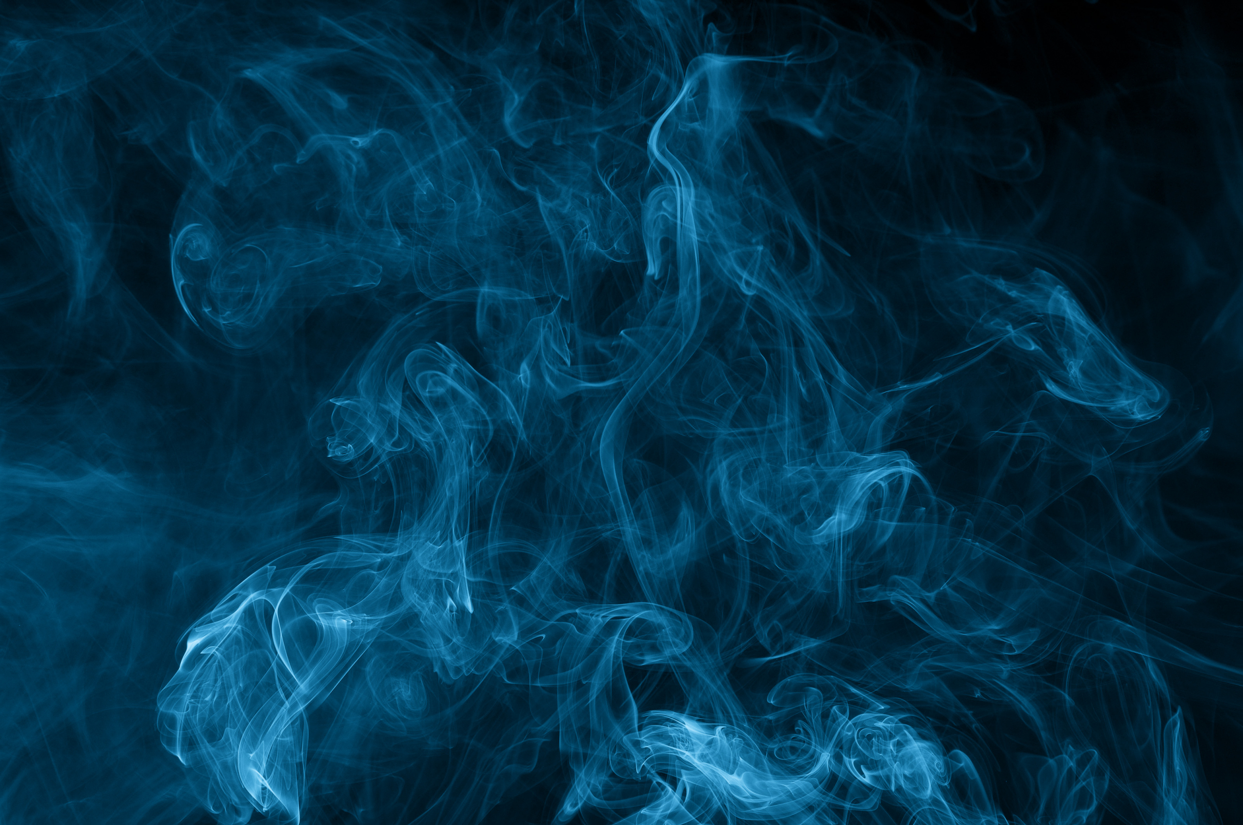 Aesthetic Blue Smoke Wallpapers