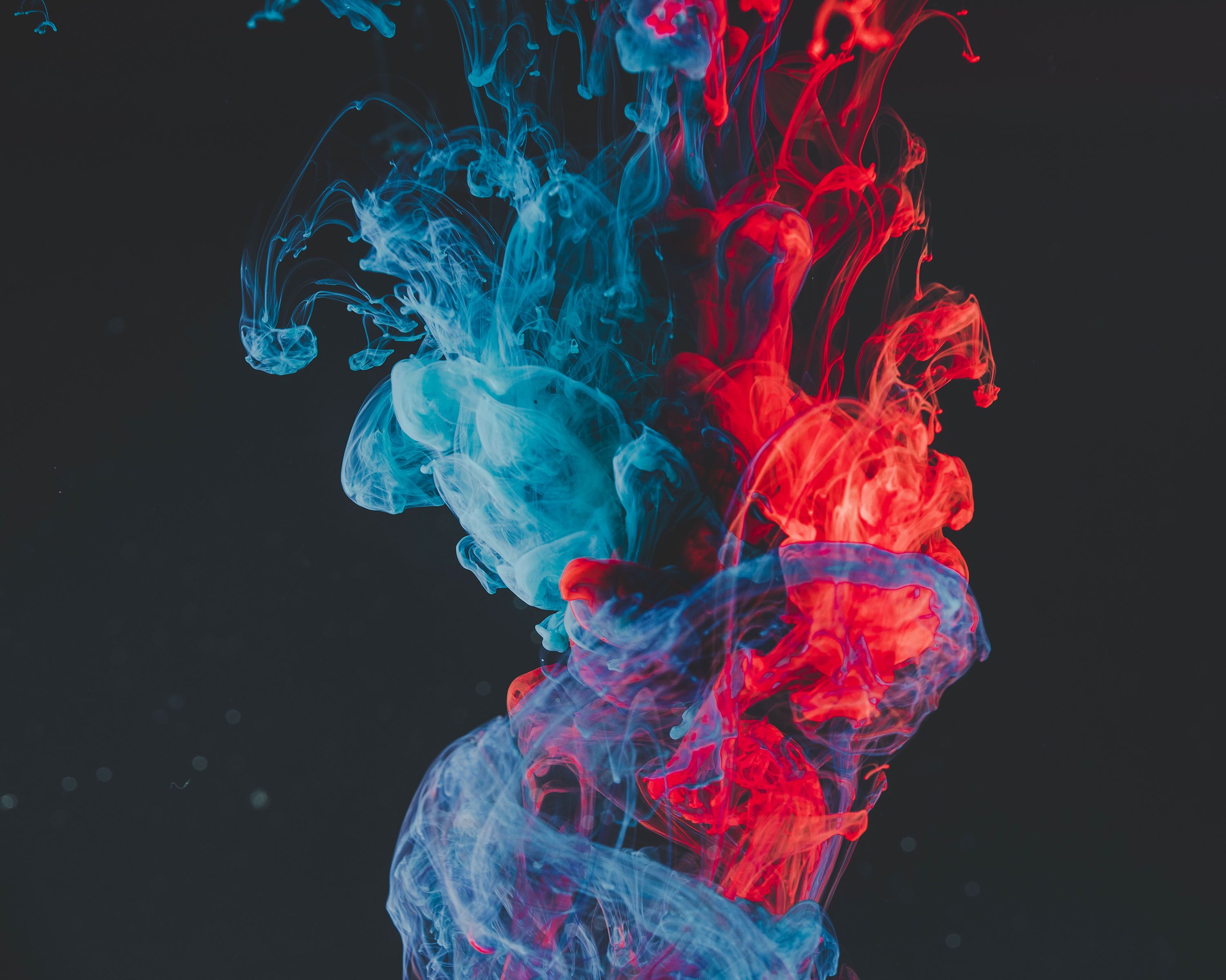 Aesthetic Blue Smoke Wallpapers