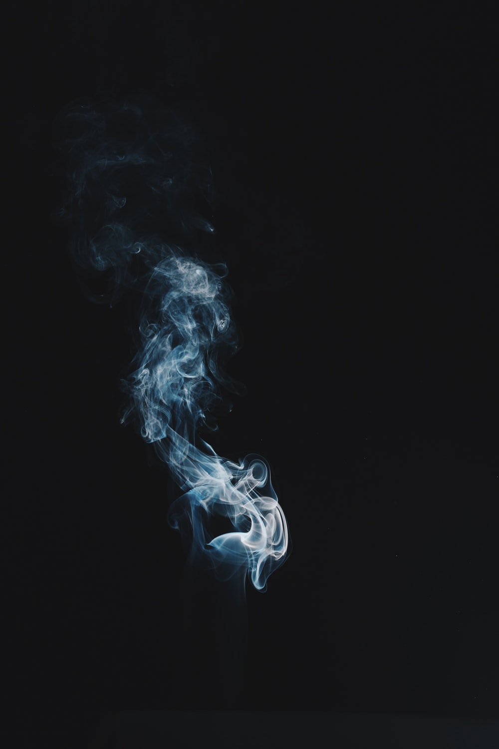 Aesthetic Blue Smoke Wallpapers