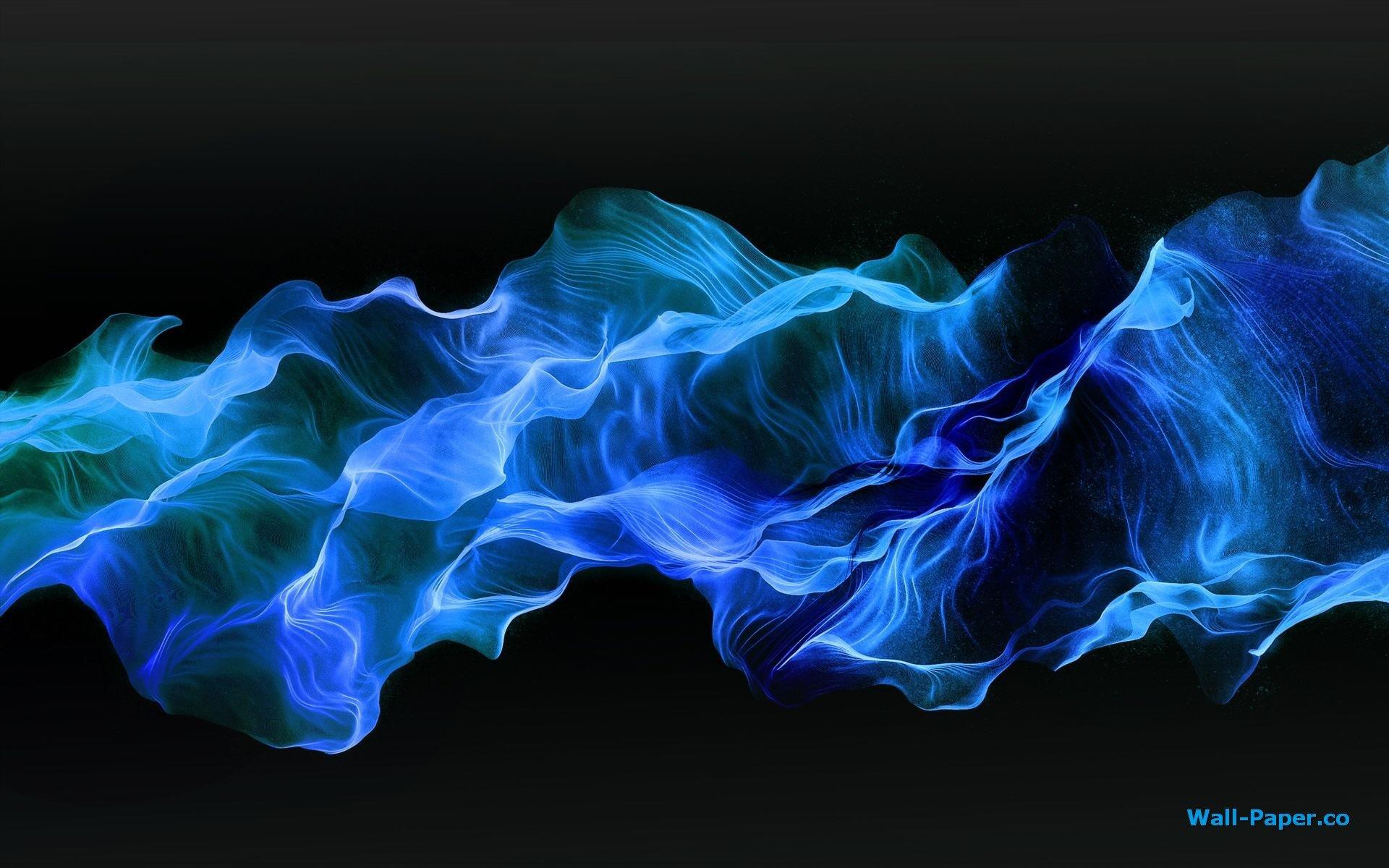 Aesthetic Blue Smoke Wallpapers