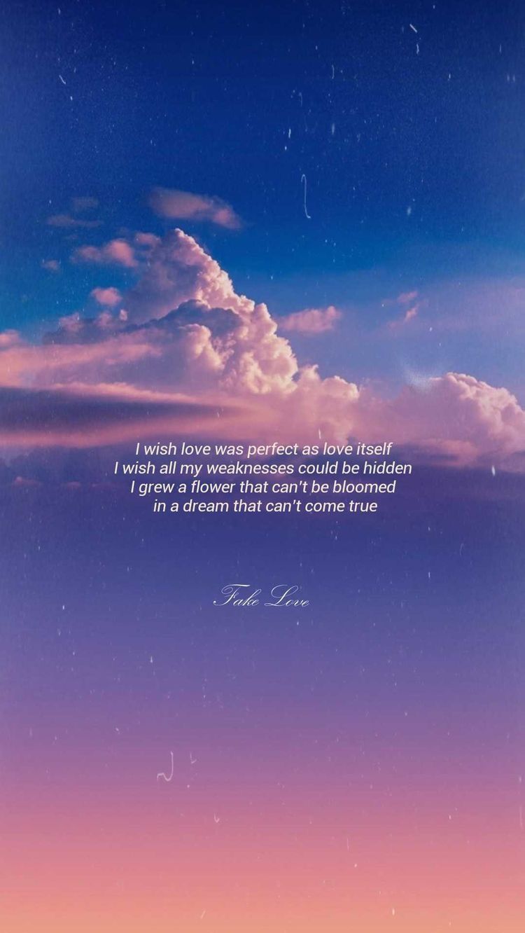 Aesthetic Bts Lyrics Wallpapers