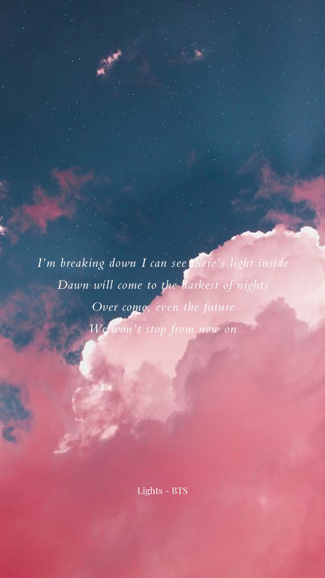 Aesthetic Bts Lyrics Wallpapers