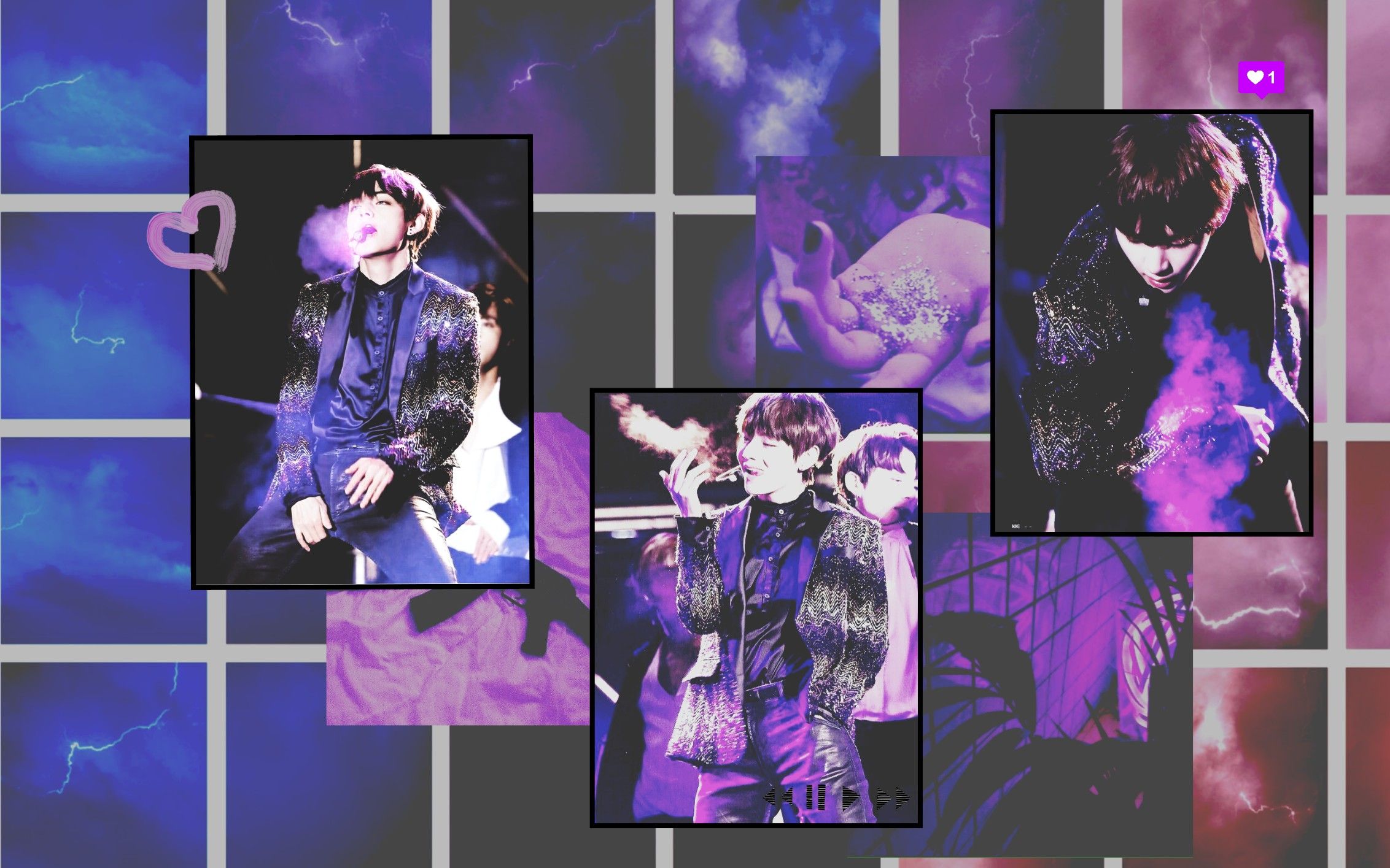 Aesthetic Bts V Desktop Wallpapers