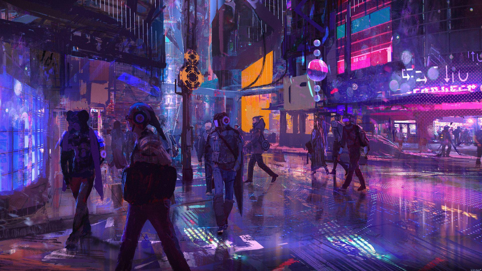 Aesthetic Cyberpunk Wallpapers