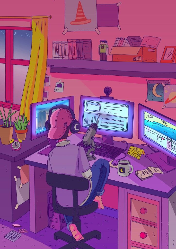 Aesthetic Desk Drawing Wallpapers