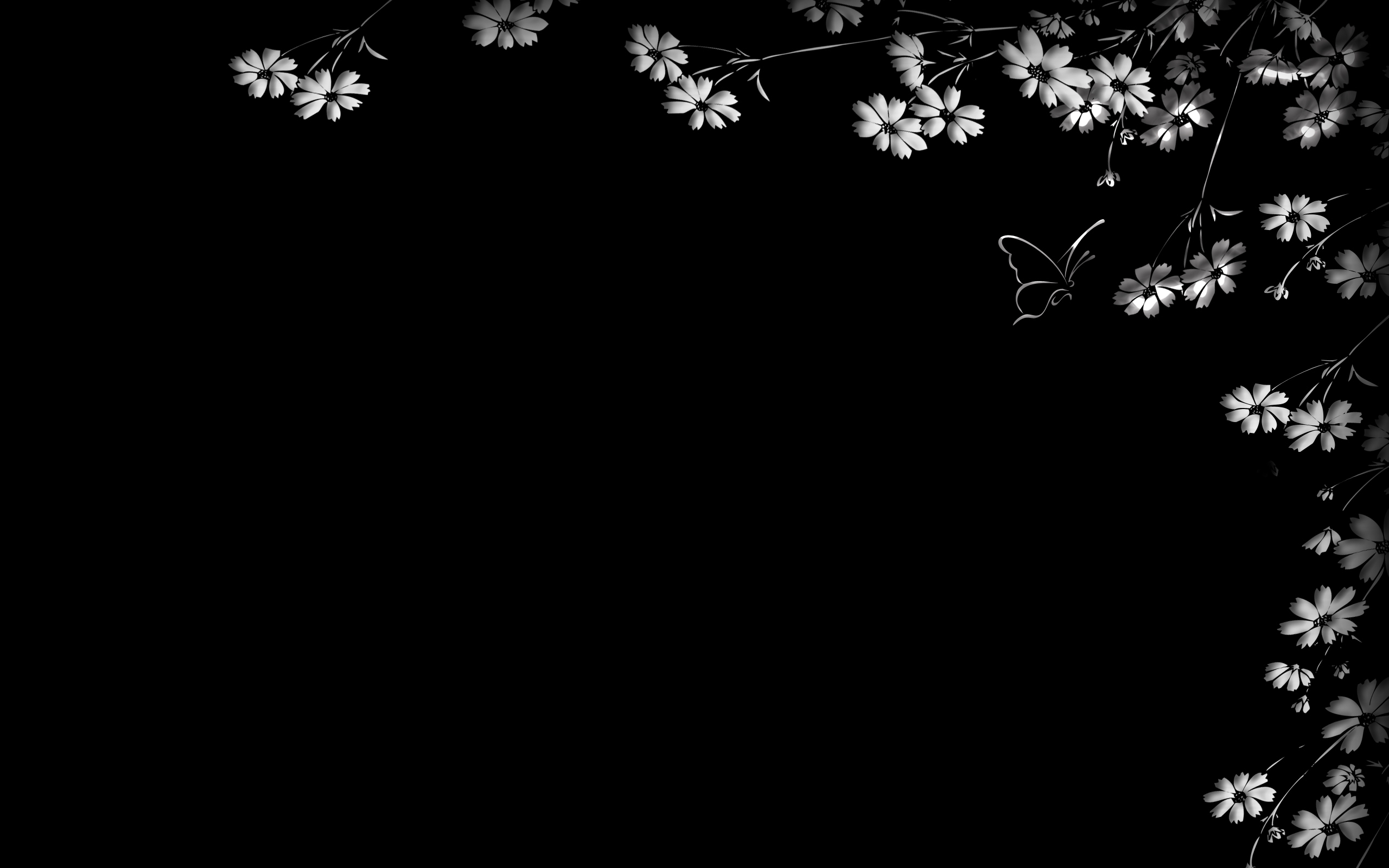 Aesthetic Flower Dark Wallpapers