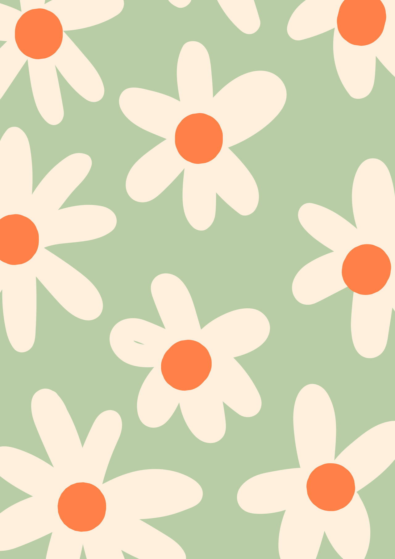 Aesthetic Flowers With Smiley Faces Wallpapers