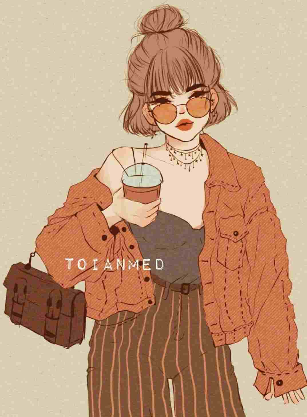 Aesthetic Girl Drawing Wallpapers