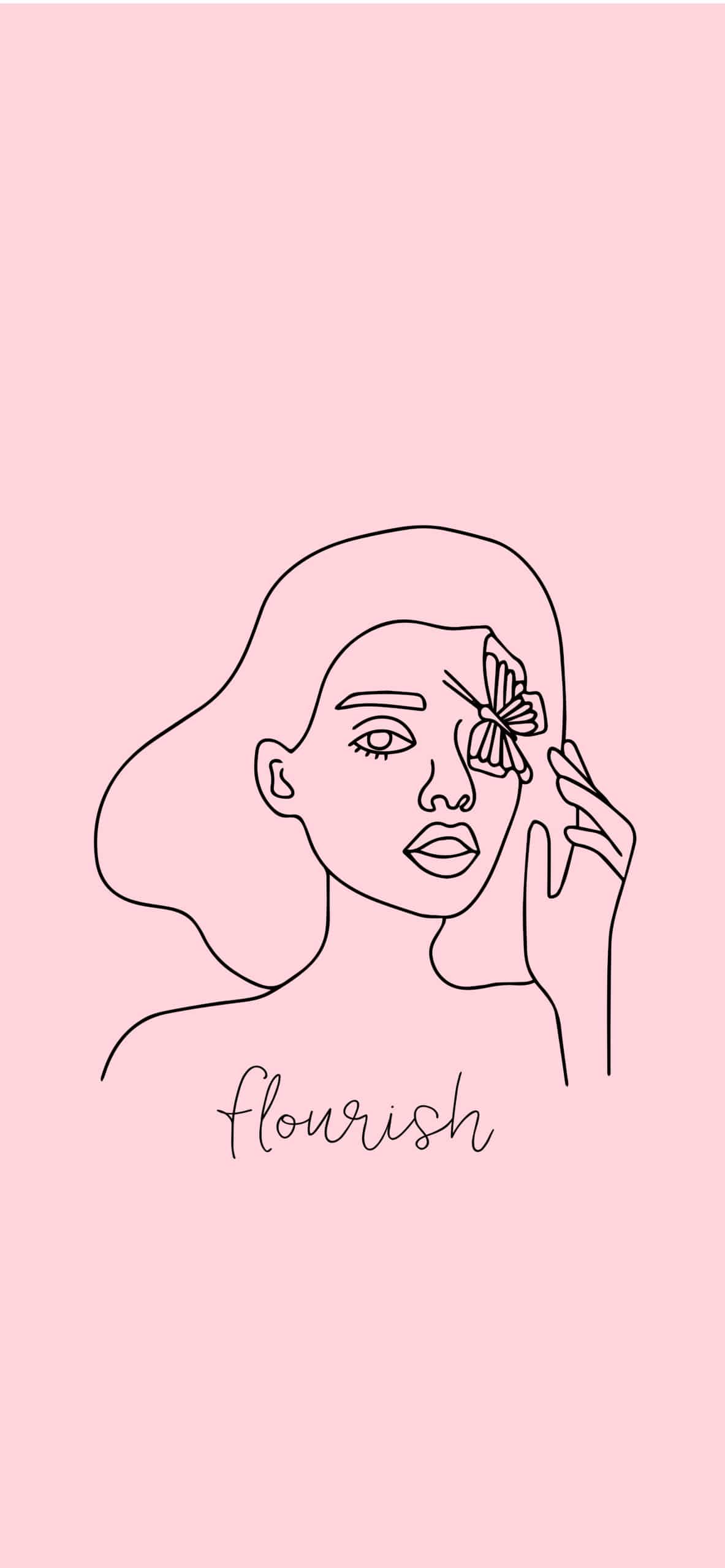 Aesthetic Girl Drawing Wallpapers