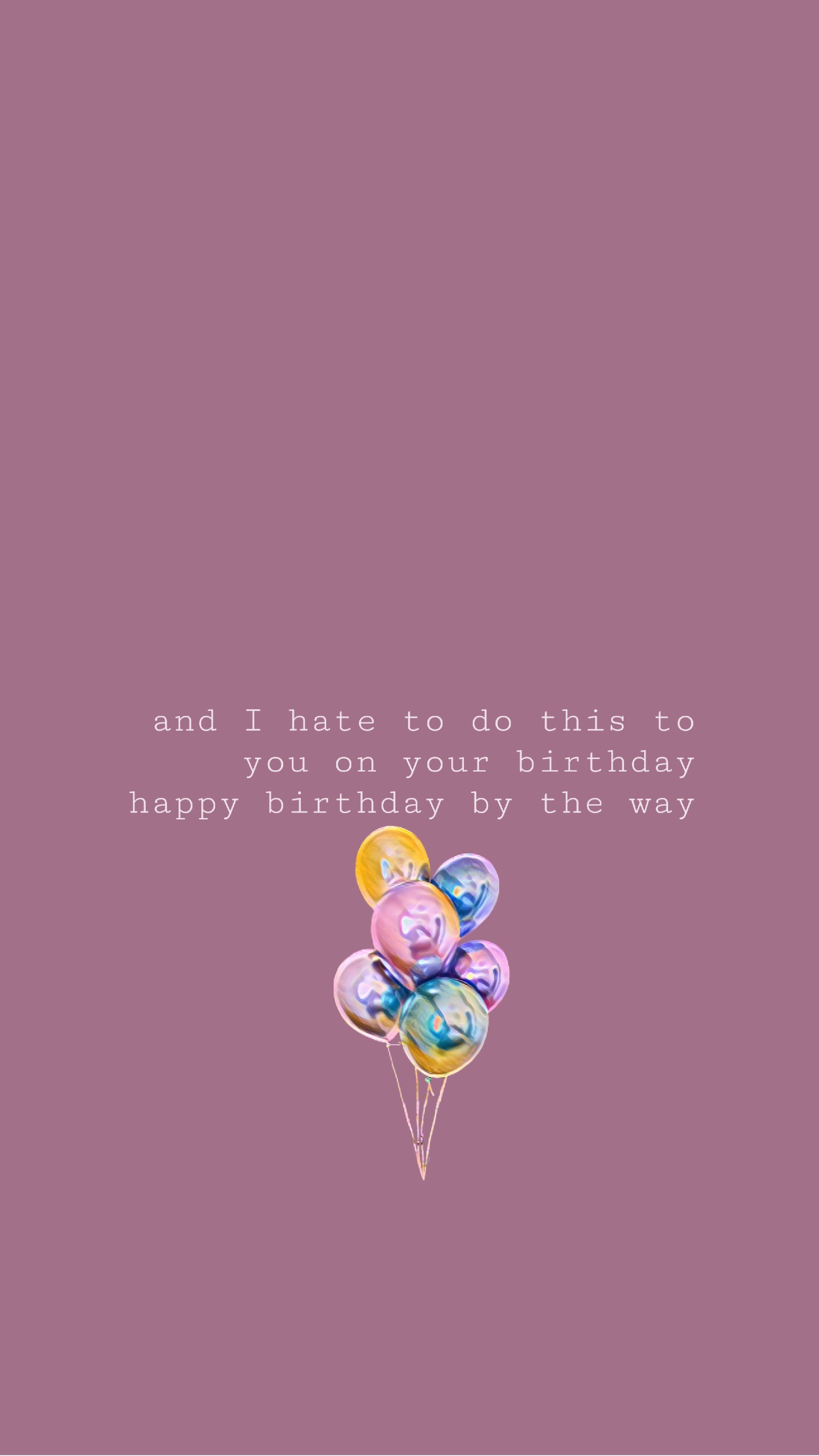 Aesthetic Happy Birthday Wallpapers